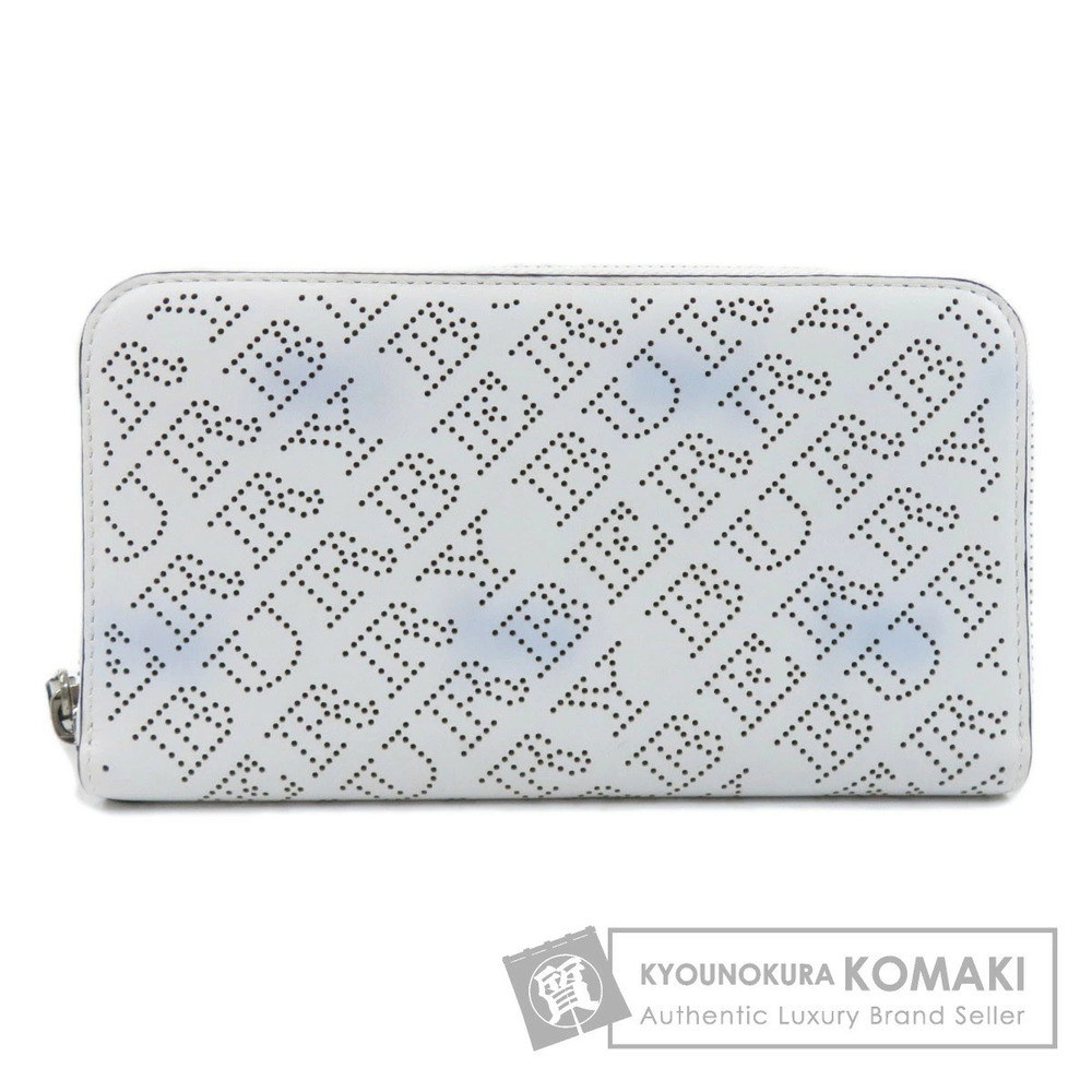 Burberry motif long Wallet calfskin